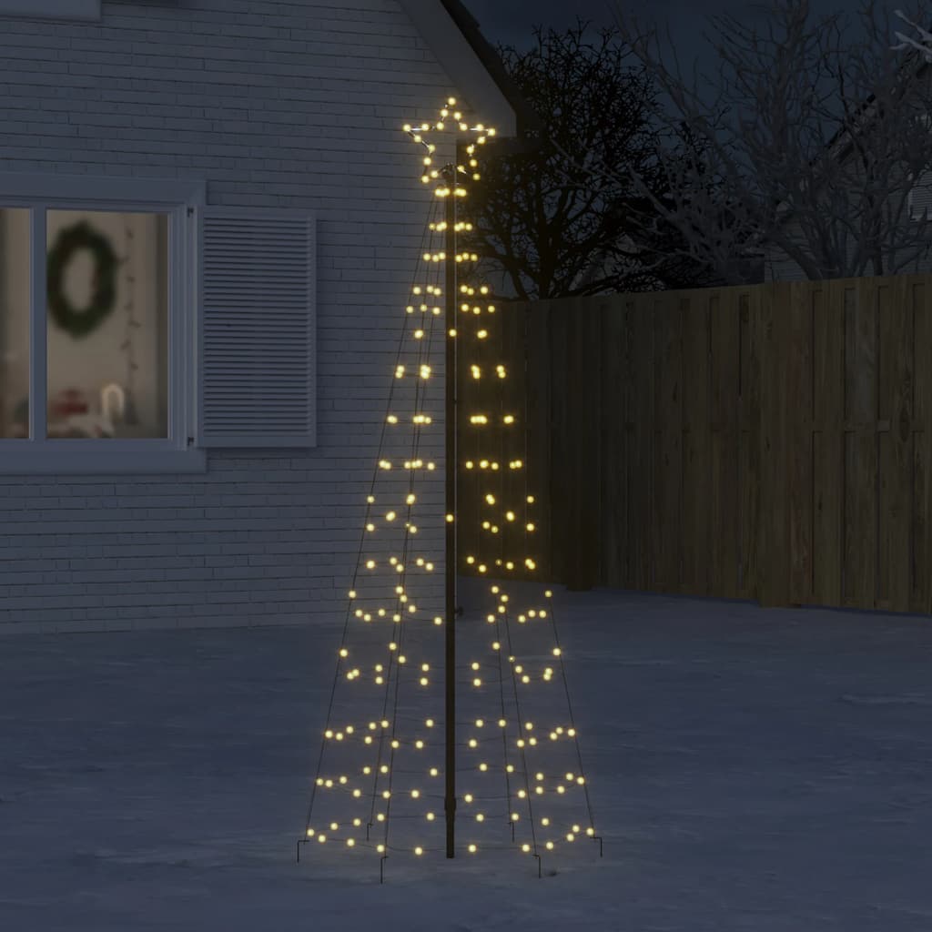 LED-joulukuusi piikeillä 220 LEDiä lämpimän valkoisena 180 cm (vain AU)