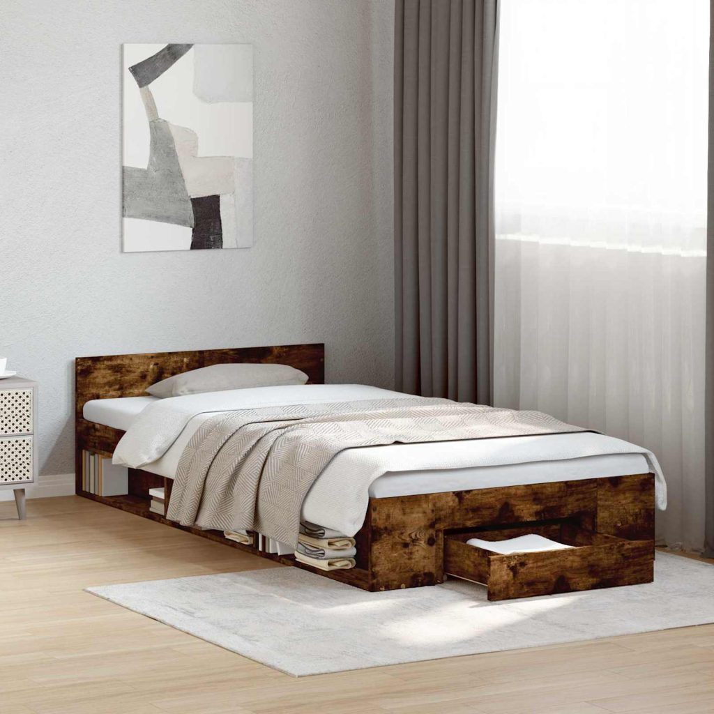Sänkykehys varastolla Savutammi 80 x 200 cm Tekninen puu