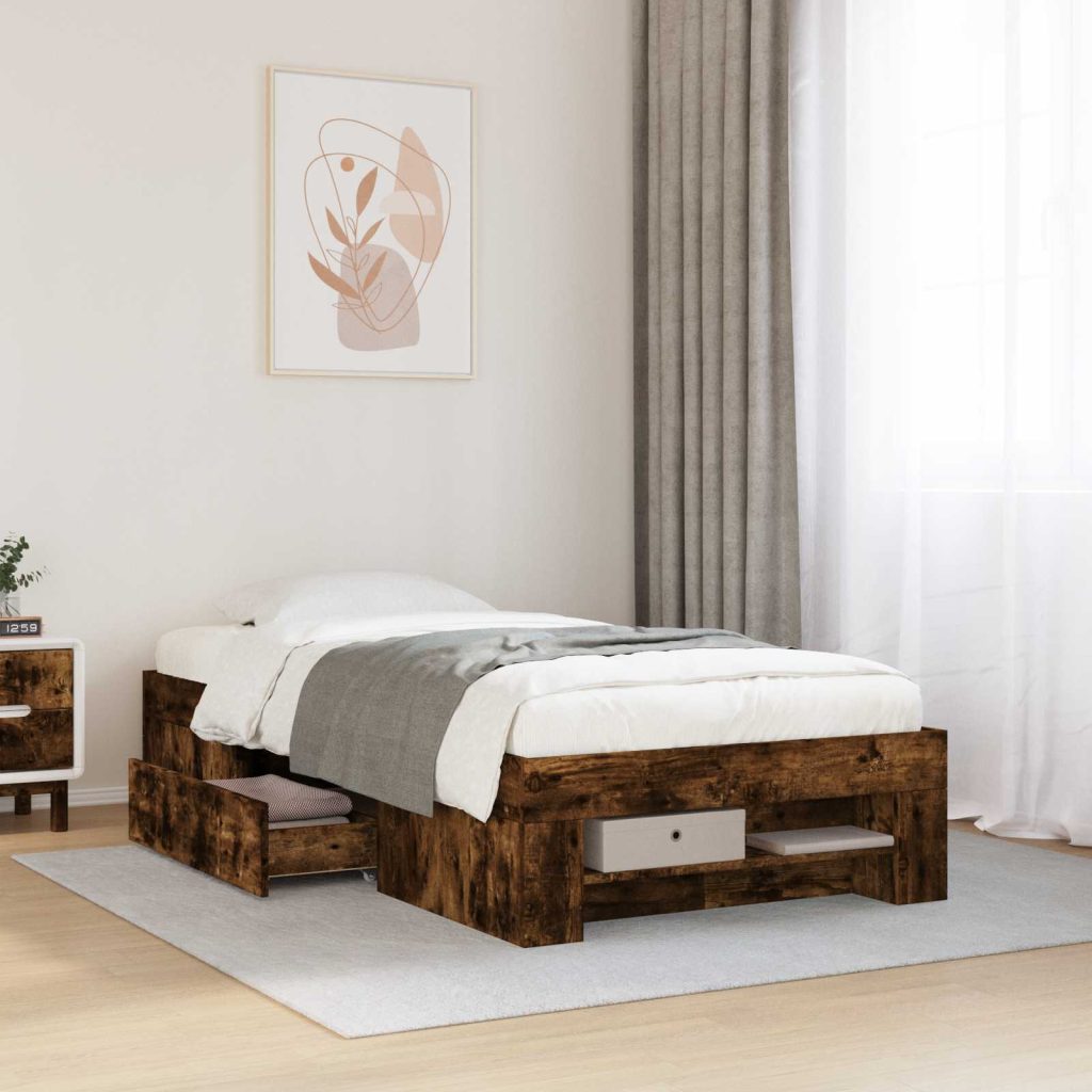 Sänkykehys varastolla Savutammi 80 x 200 cm Tekninen puu