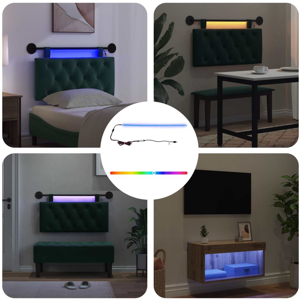 LED-nauha 55 cm Monivärinen Polyvinyylikloridi