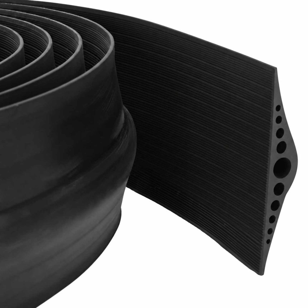 Työkaluväylän lattia-tiiviste Musta 155 x 28 mm 5,5 m EPDM-kumi