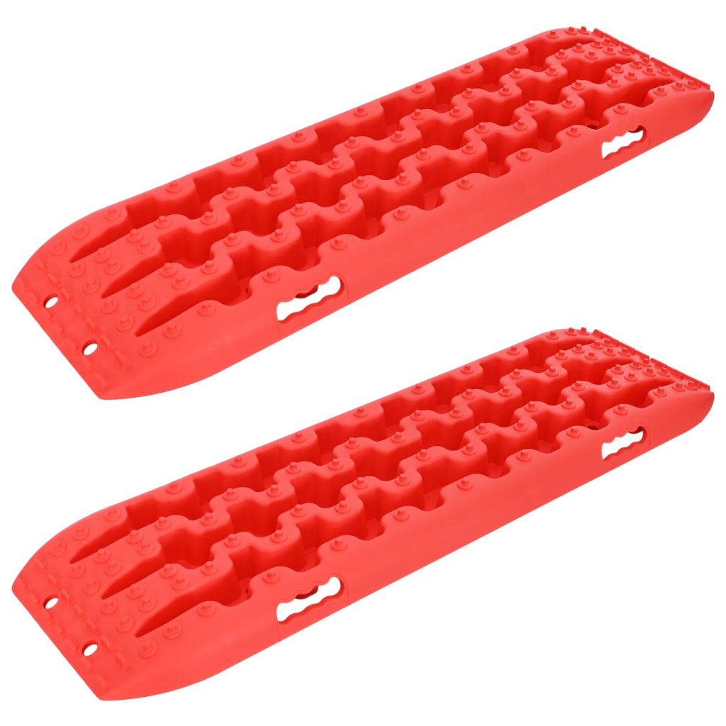 Liukuestelevy 2 pcs Punainen 106 x 30,5 x 7 cm