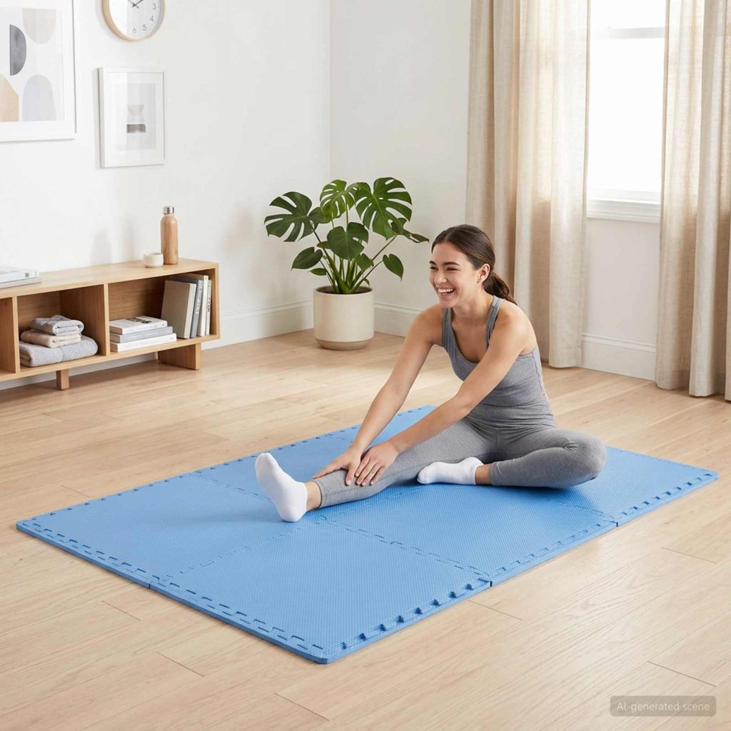 Lattiamatot 40 pcs Sininen 14,4 m² EVA-vaahtoa