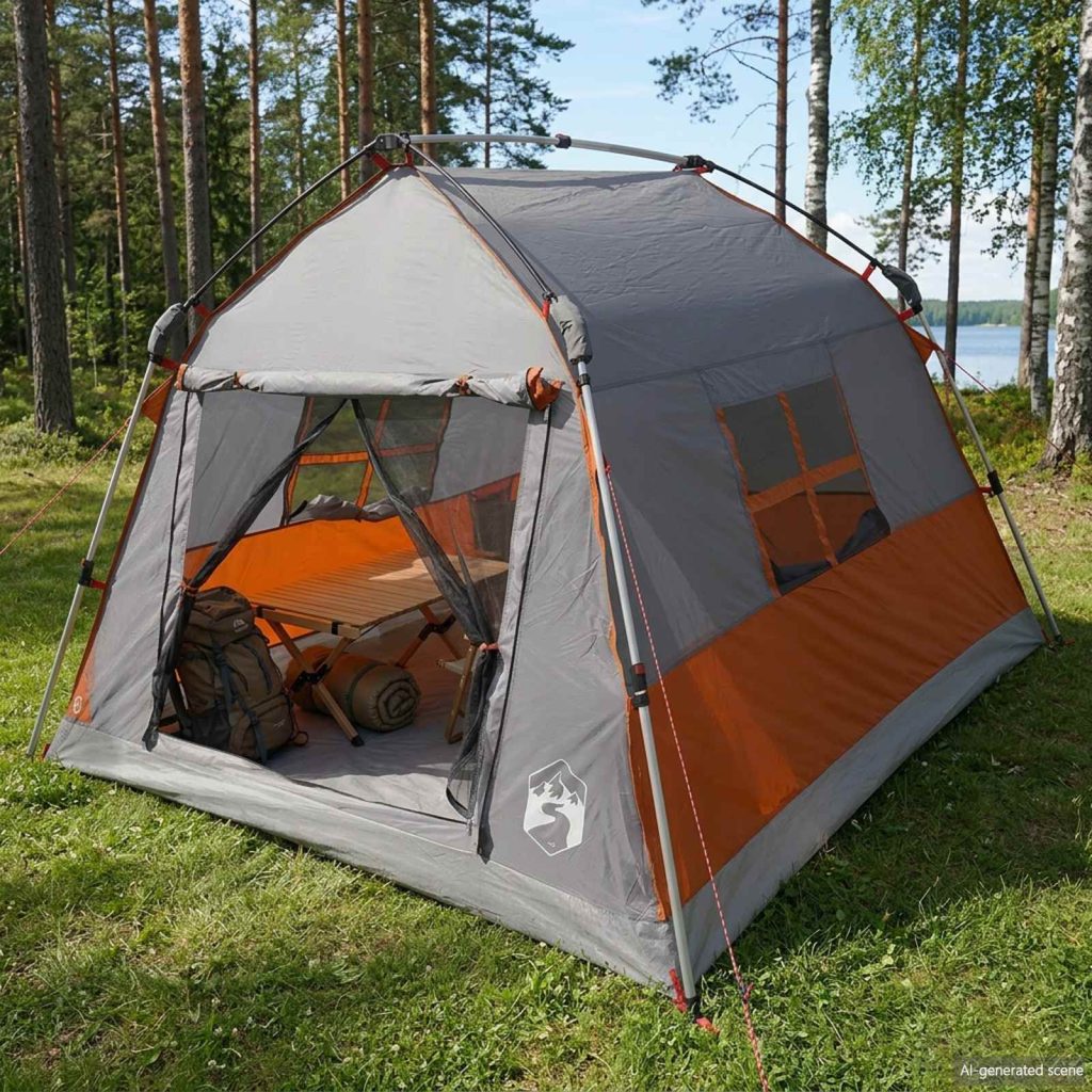 Heti pystytettävä vedenkestävä teltta 2 hengelle