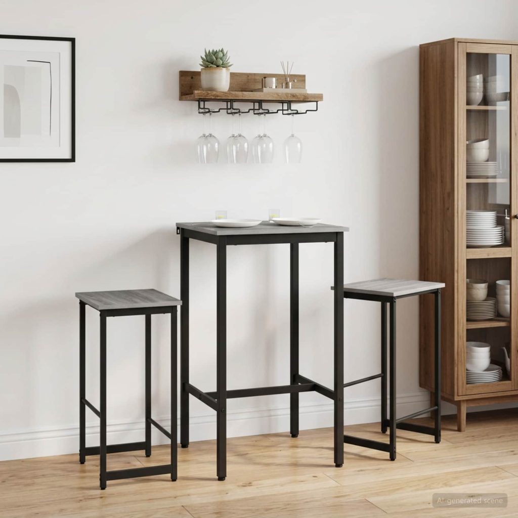 Baarijakkara 2 kpl Harmaa Sonoma 40 x 32 x 64 cm Tekninen puu
