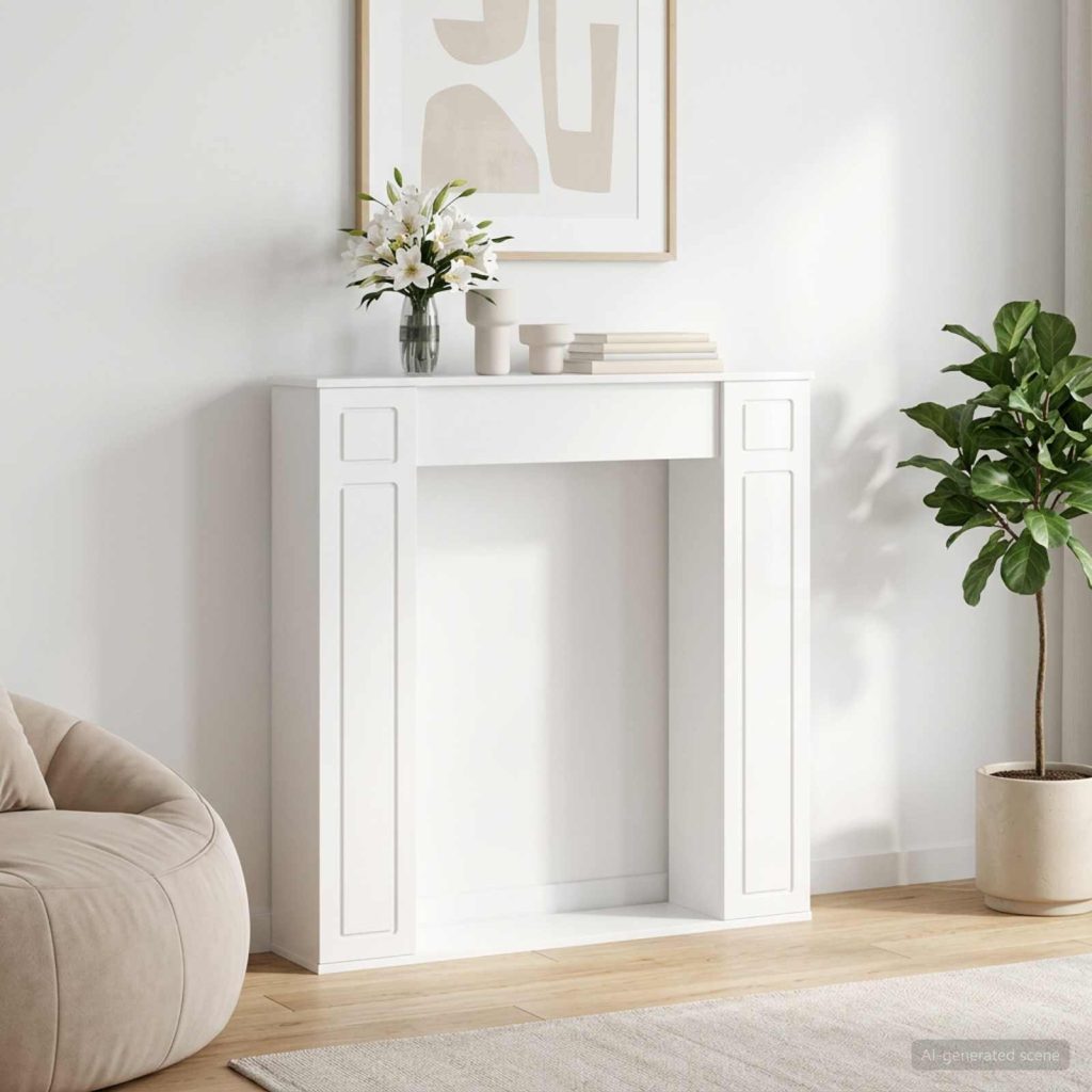 Takan kehys Korkeakiiltoinen valkoinen 100 x 20 x 100 cm