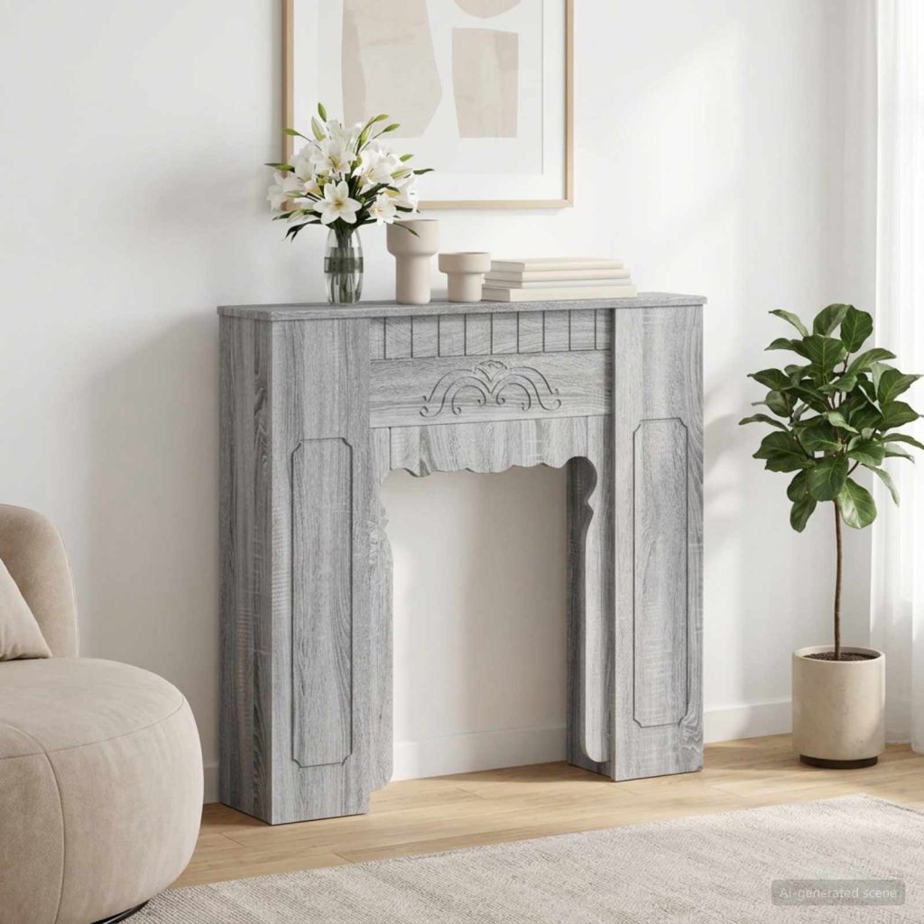 Takan kehys Harmaa Sonoma 93 x 20 x 89 cm Tekninen puu