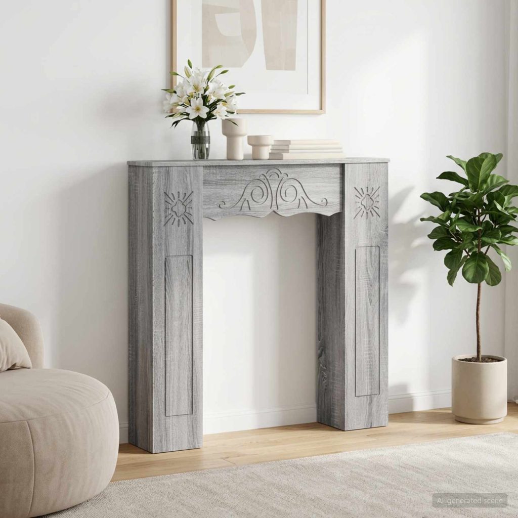 Takan kehys Harmaa Sonoma 102 x 20 x 102 cm Tekninen puu