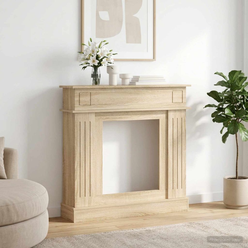 Takan kehys Sonoma-tammi 102 x 26 x 100 cm Tekninen puu