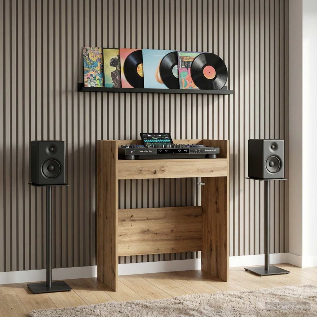 DJ-pöytä Artisaanitammi 62 x 45 x 102 cm Tekninen puu