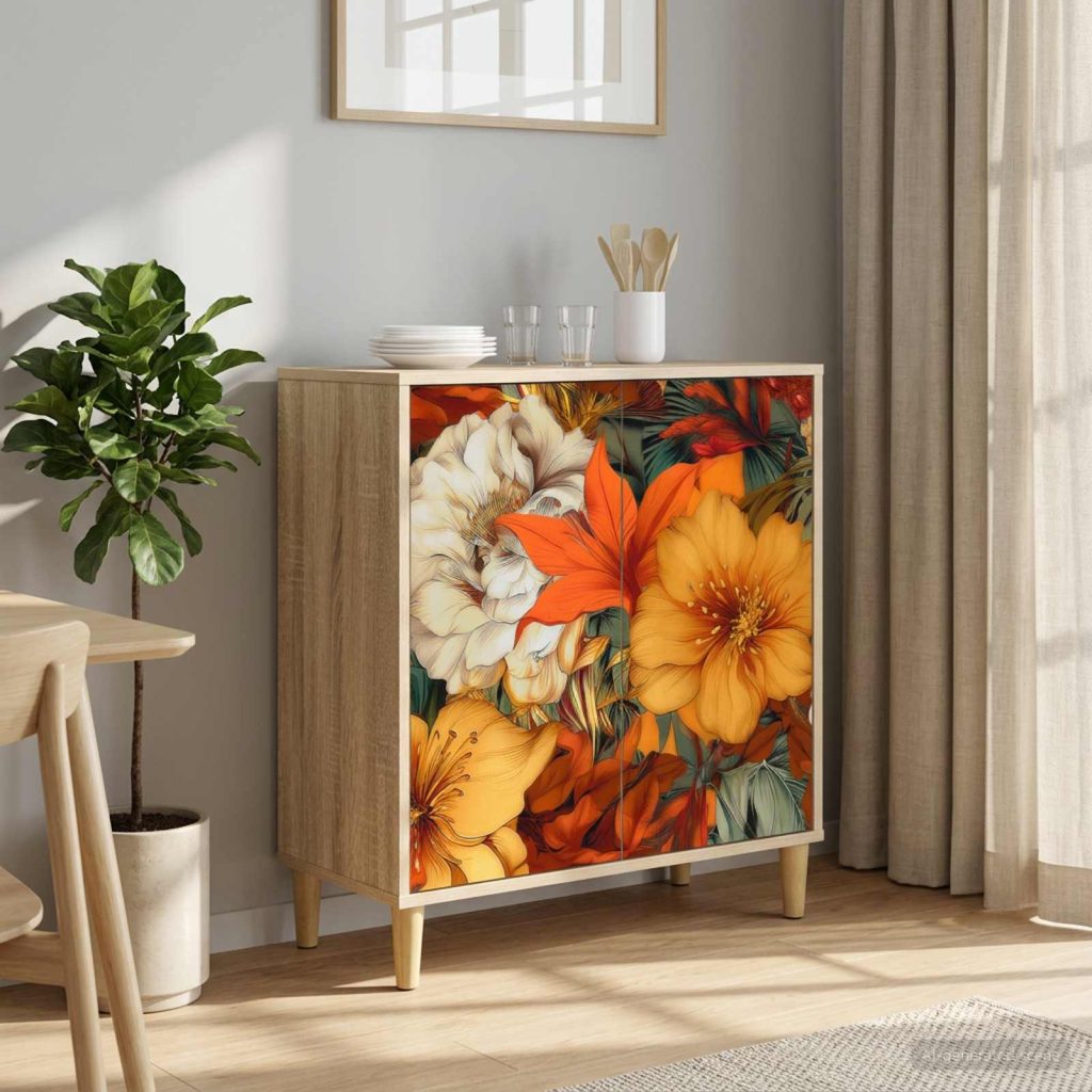 Sivupöytä GENNEP Sonoma 69 x 33 x 75 cm Tekninen puu
