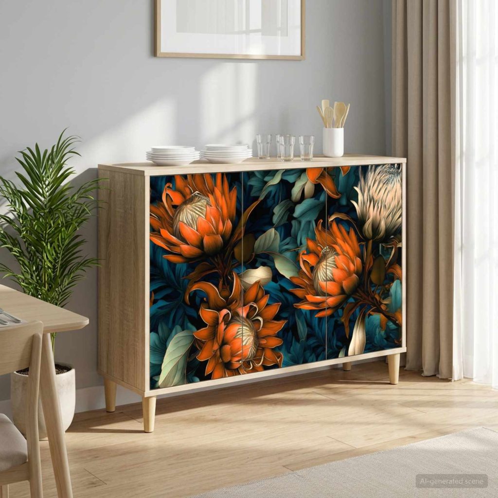 Sivupöytä LOCHEM Sonoma 102 x 33 x 75 cm Tekninen puu