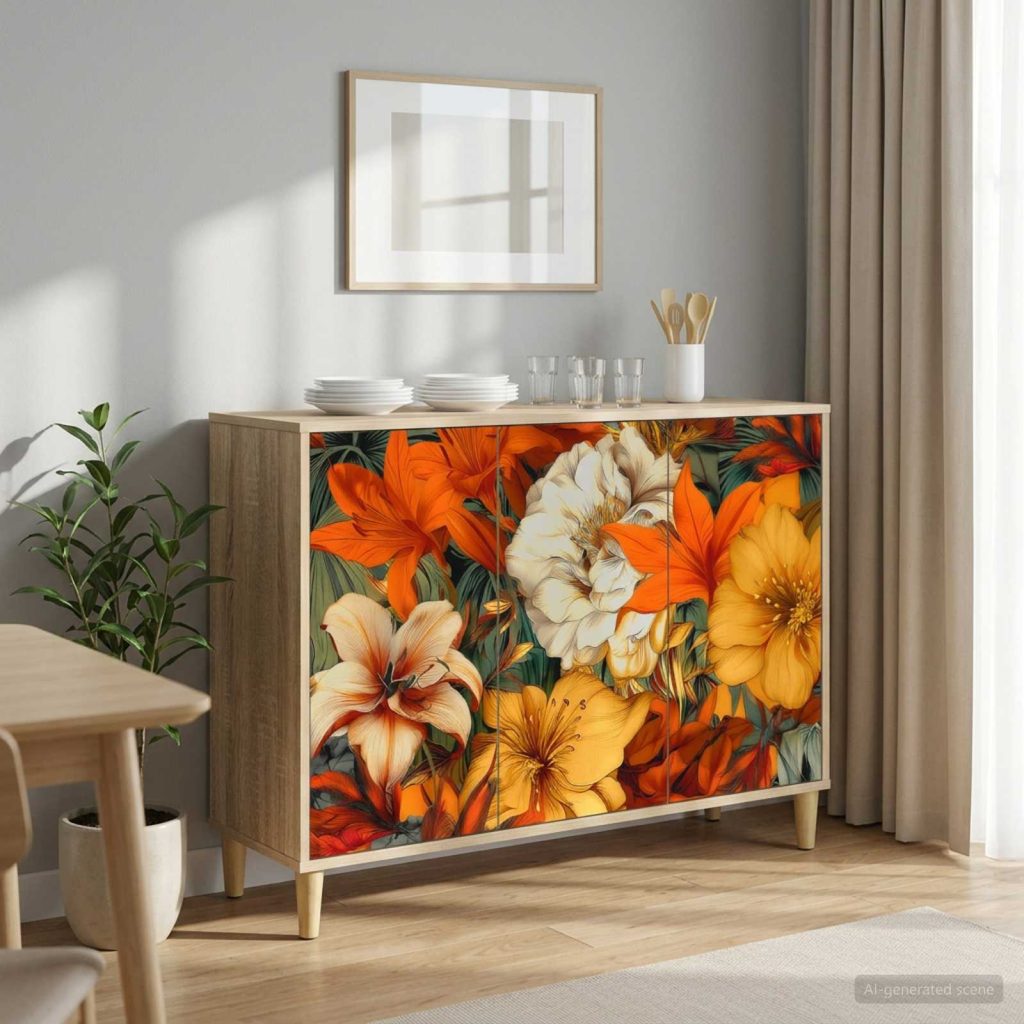 Sivupöytä GENNEP Sonoma 102 x 33 x 75 cm Tekninen puu