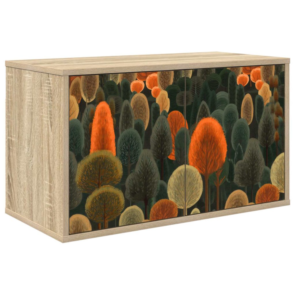 Seinälle kiinnitettävä TV-kaapisto ZAANDAM 69 x 33 x 40 cm