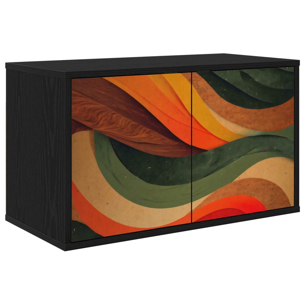 Seinälle kiinnitettävä TV-kaapisto BONN 69 x 33 x 40 cm