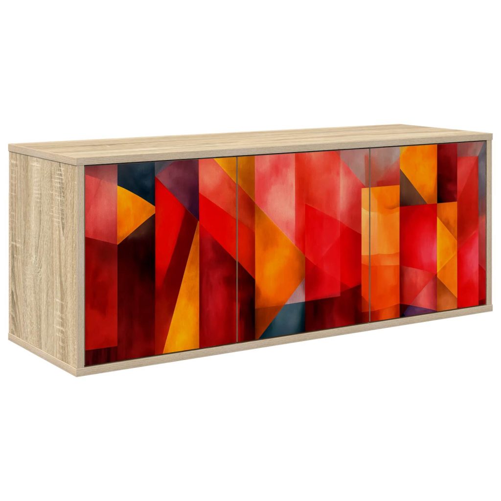 Seinälle kiinnitettävä TV-kaapisto HEESCH 102 x 33 x 40 cm