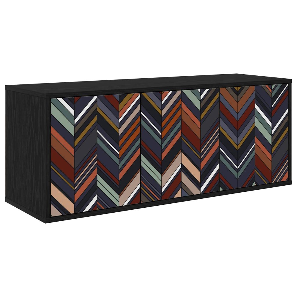 Seinälle kiinnitettävä TV-kaapisto OMMEN 102 x 33 x 40 cm