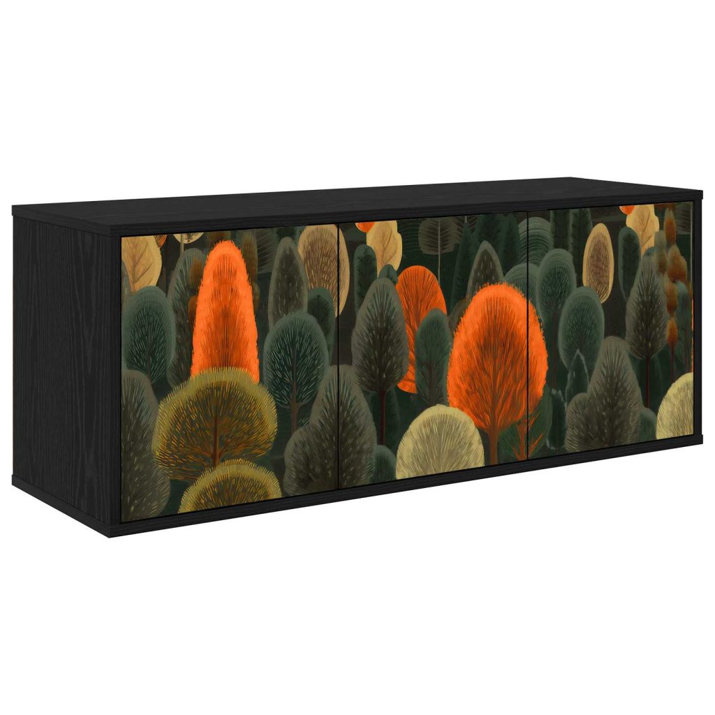 Seinälle kiinnitettävä TV-kaapisto ZAANDAM 102 x 33 x 40 cm