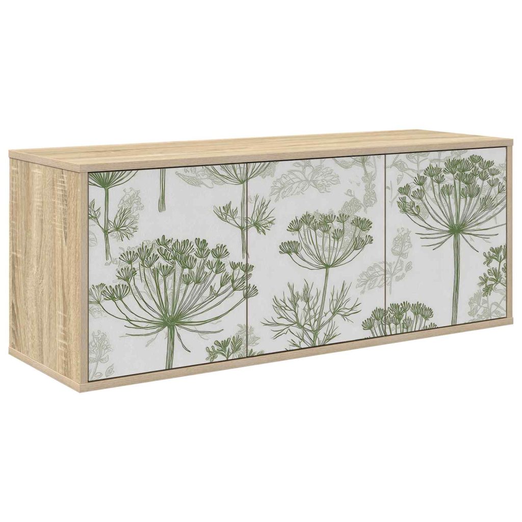 Seinälle kiinnitettävä TV-kaapisto GOTHA 102 x 33 x 40 cm