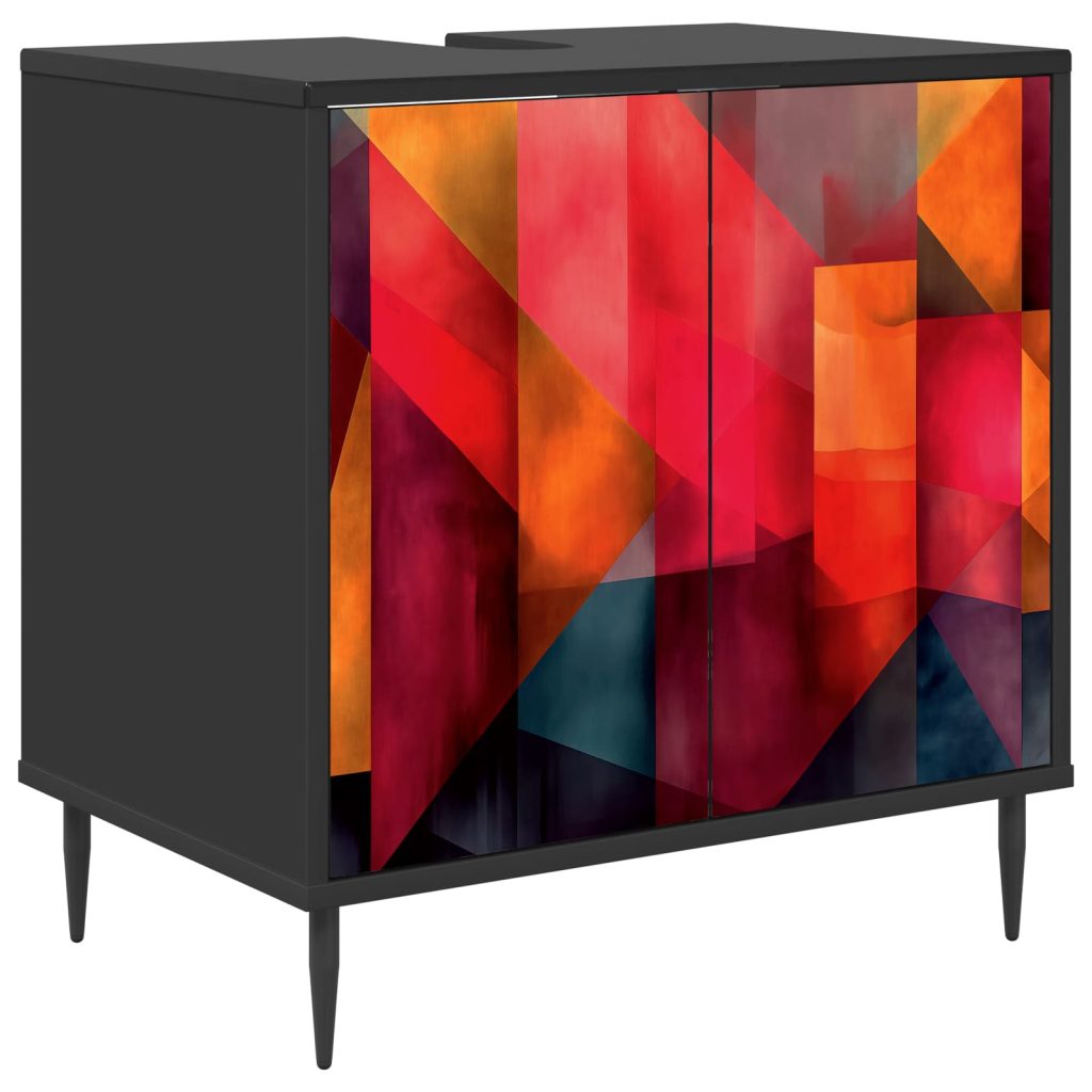 Kylpyhuonekaappi HEESCH Musta tammi 60 x 40 x 61 cm
