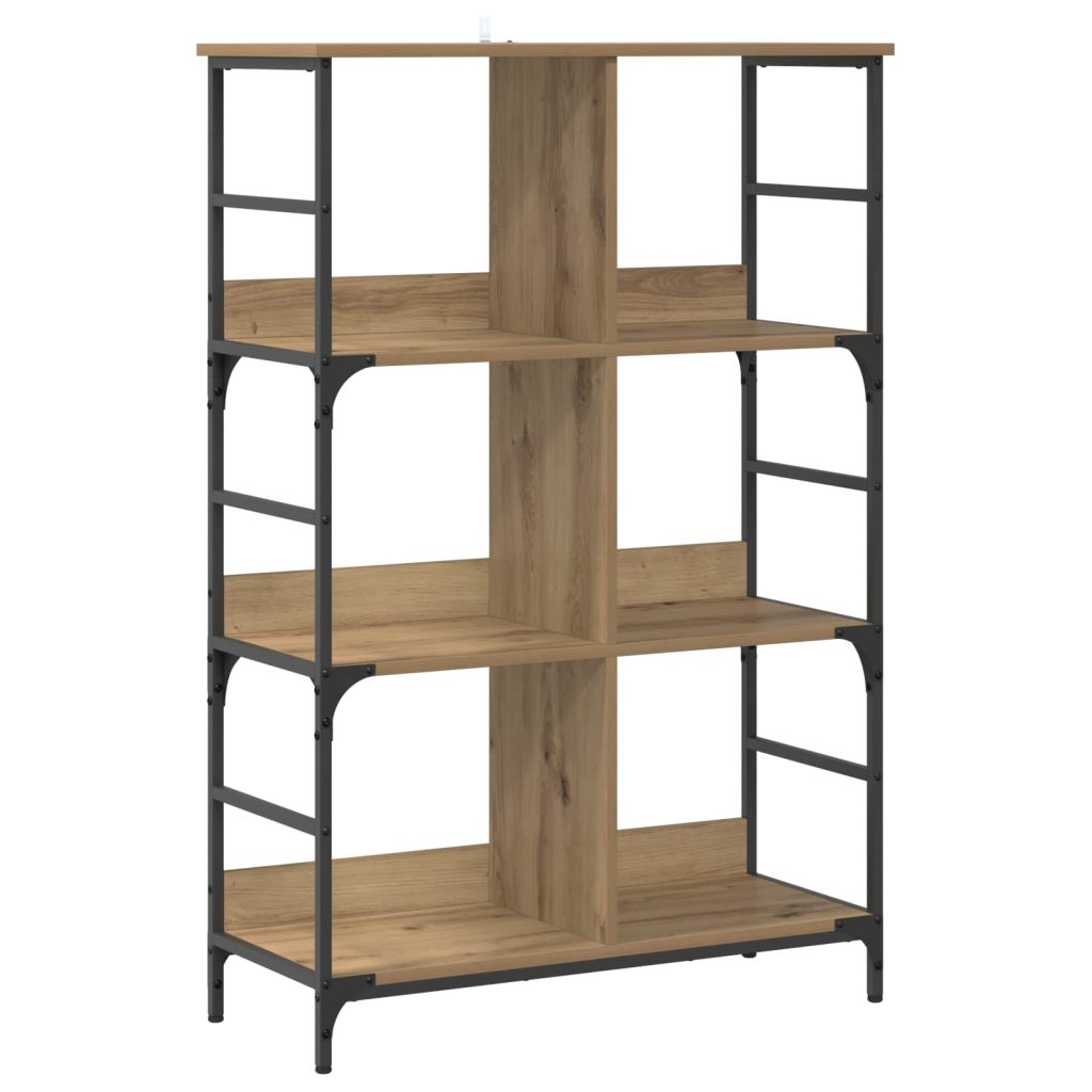 Kirjahylly 4 tasoa 78,5 x 33 x 117,5 cm metallia PB