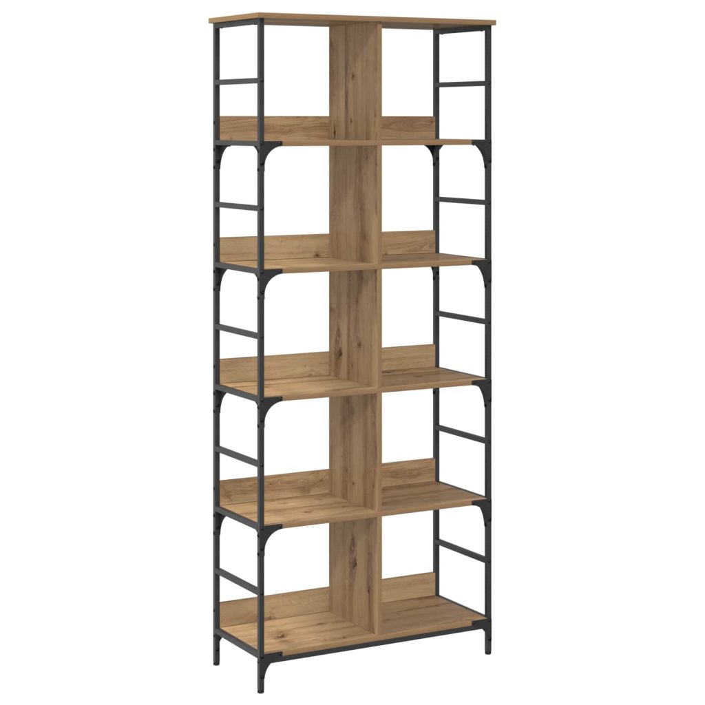 Kirjahylly 4 tasoa 78,5 x 33 x 188,5 cm metallia PB