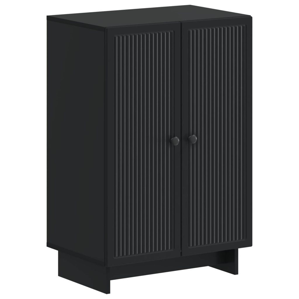 Kenkäkaappi EDE 59,5 x 39,5 x 90 cm Tekninen puu Musta