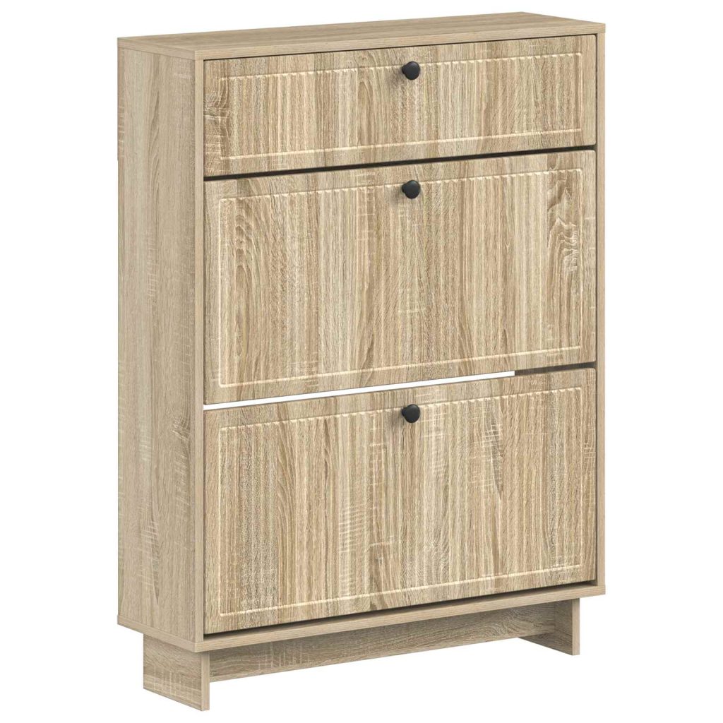 Kenkäkaappi EDE 78 x 24 x 103 cm Tekninen puu Sonoma-tammi