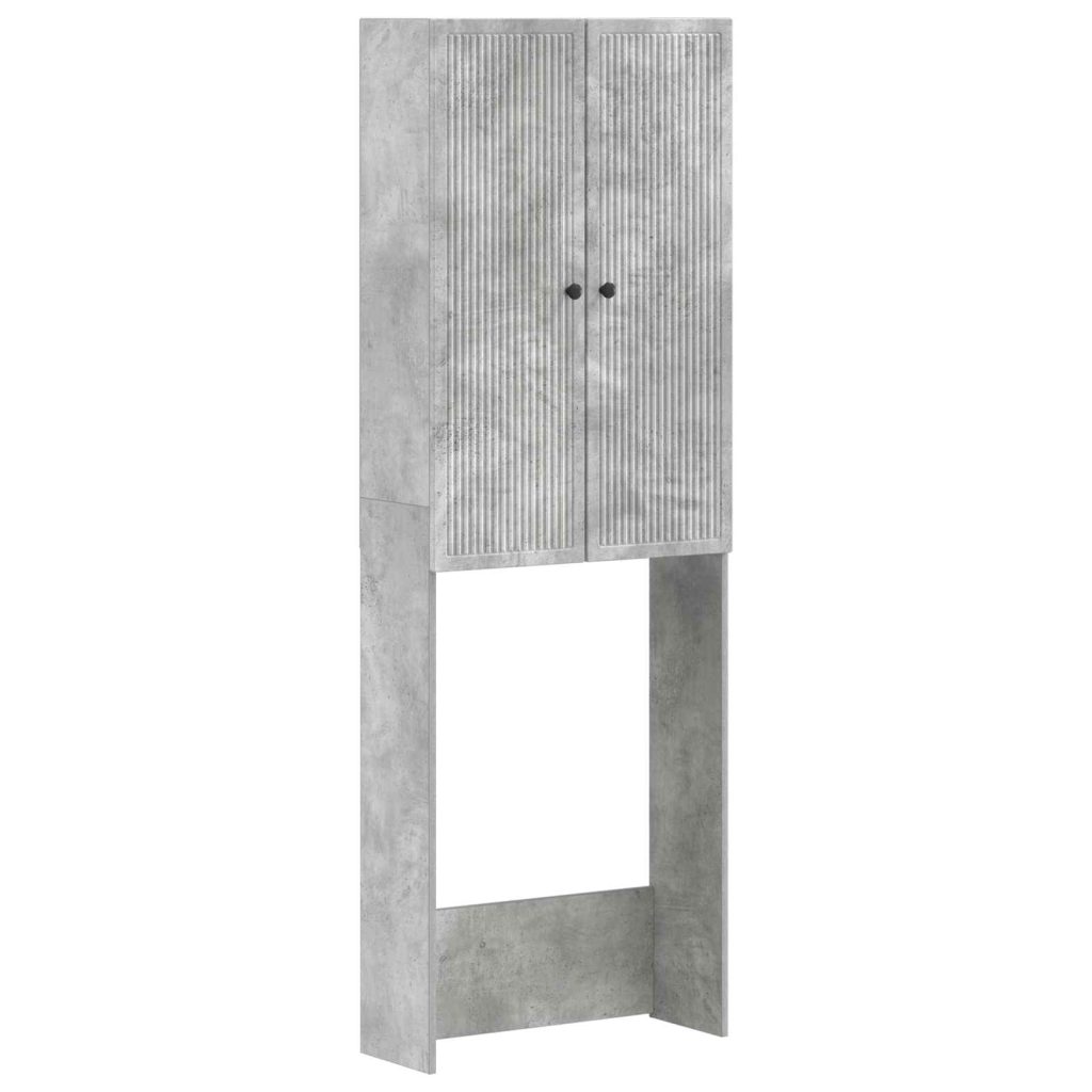 Vessakaappi EDE Betoninharmaa 66 x 25,5 x 190 cm Tekninen puu
