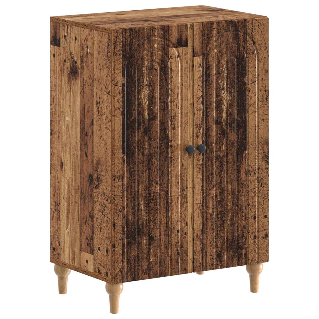 Kenkäkaappi ALKMAAR 59,5 x 39,5 x 90 cm Tekninen puu Vanha puu