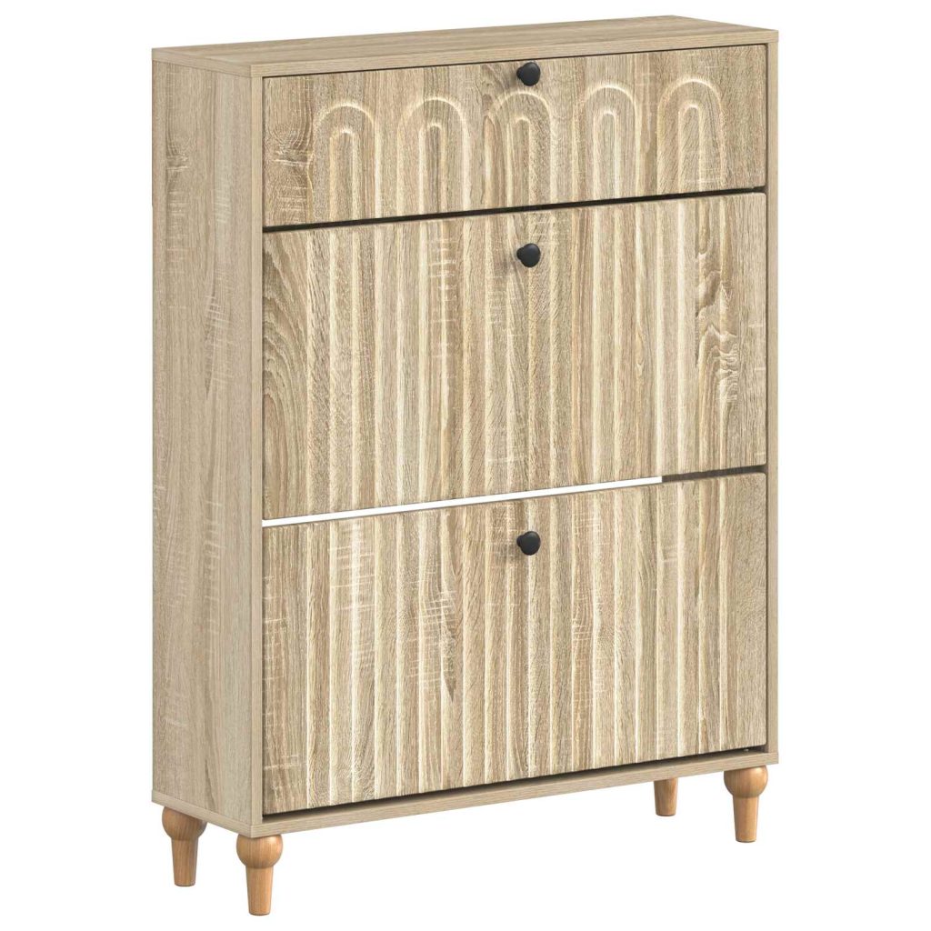 Kenkäkaappi ALKMAAR 78 x 24 x 103 cm Tekninen puu Sonoma-tammi