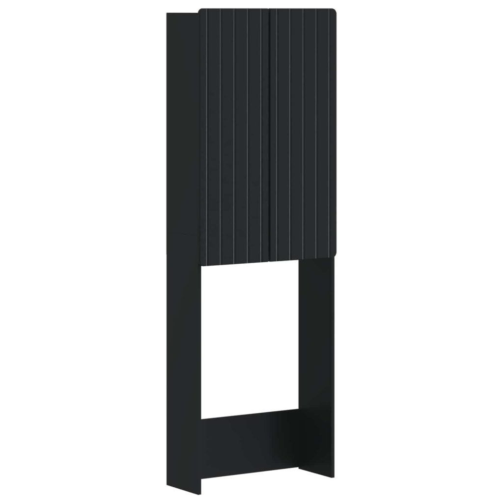 Vessakaappi ZWOLLE Musta 66 x 25,5 x 190 cm Tekninen puu
