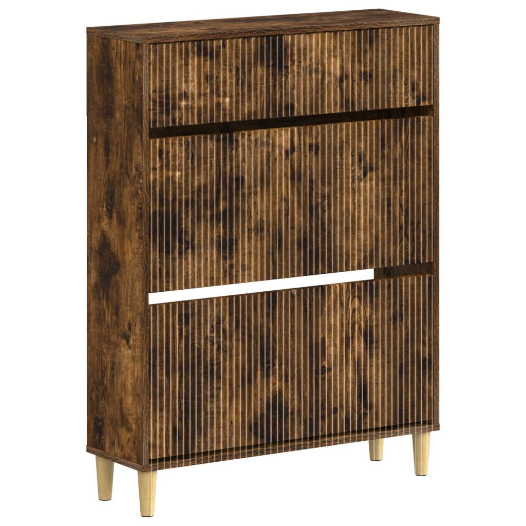 Kenkäkaappi ARNHEM 78 x 24 x 103 cm Tekninen puu Savutammi