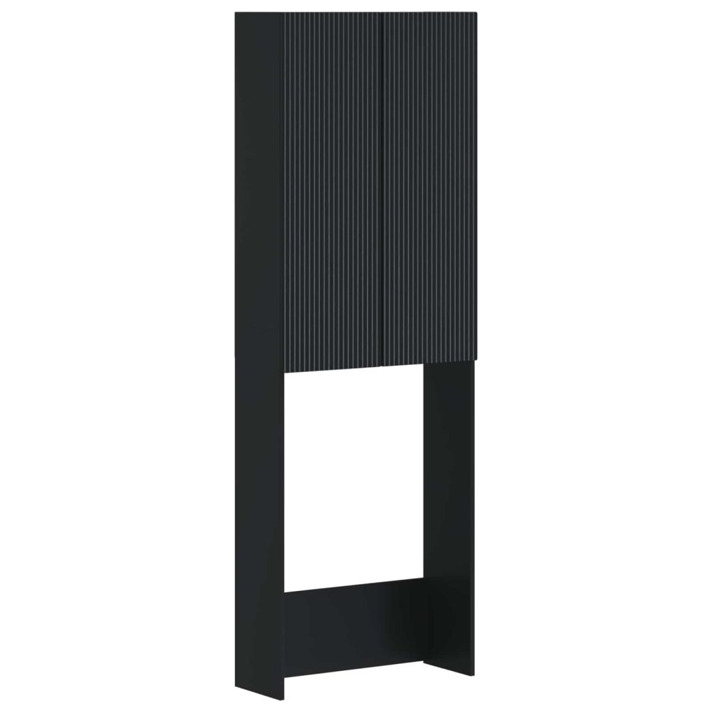 Vessakaappi ARNHEM Musta 66 x 25,5 x 190 cm Tekninen puu