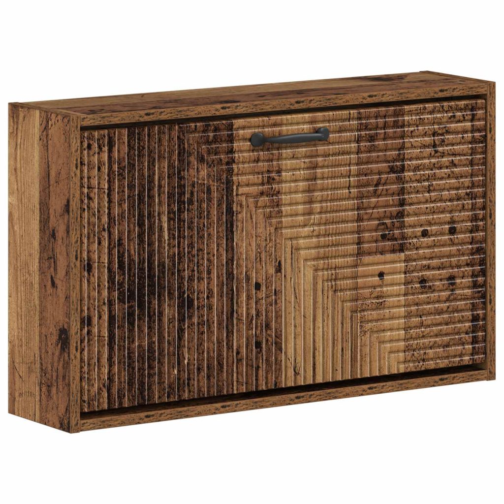 Seinälle asennettava kenkäkaappi HAARLEM 71 x 17 x 43 cm