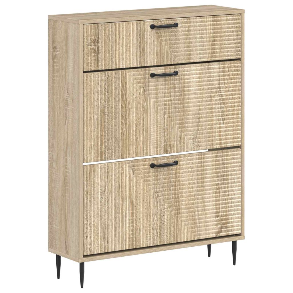 Kenkäkaappi HAARLEM 78 x 24 x 103 cm Tekninen puu Sonoma-tammi