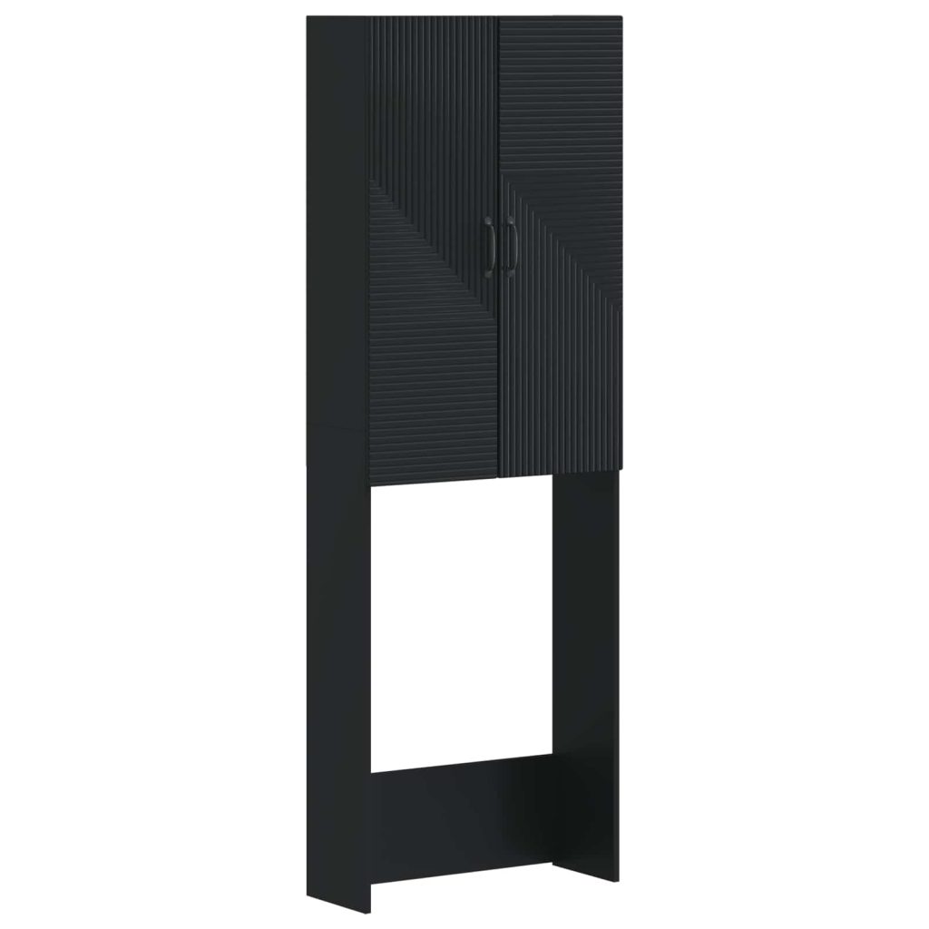 Vessakaappi HAARLEM Musta 66 x 25,5 x 190 cm Tekninen puu