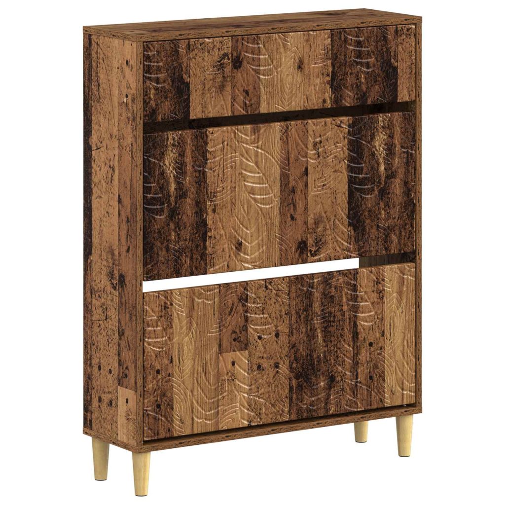 Kenkäkaappi DELFT 78 x 24 x 103 cm Tekninen puu Vanha puu