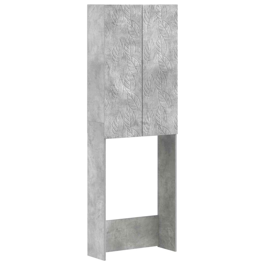Vessakaappi DELFT Betoninharmaa 66 x 25,5 x 190 cm Tekninen puu