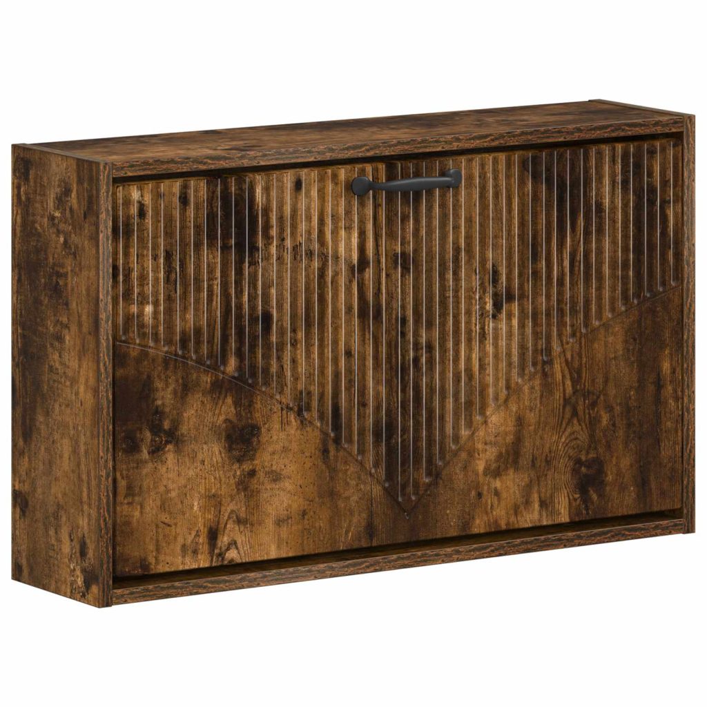 Seinälle asennettava kenkäkaappi HOORN 71 x 17 x 43 cm