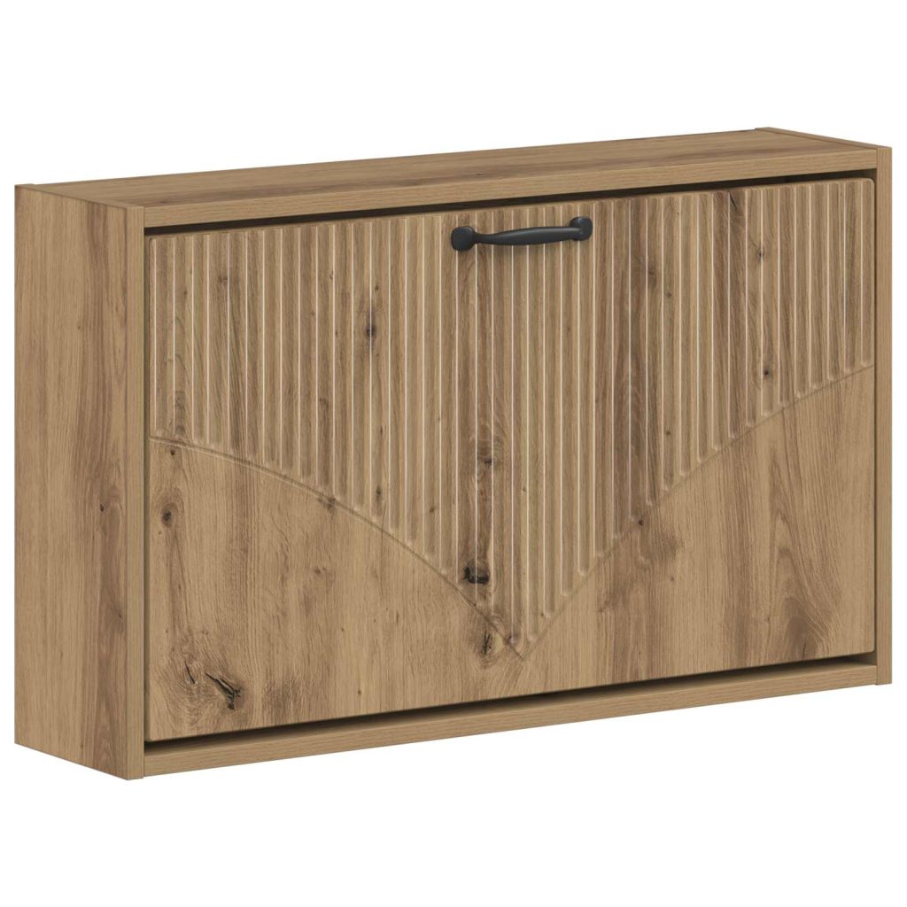 Seinälle asennettava kenkäkaappi HOORN 71 x 17 x 43 cm