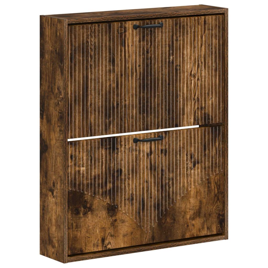 Seinälle asennettava kenkäkaappi HOORN 71 x 17 x 86 cm