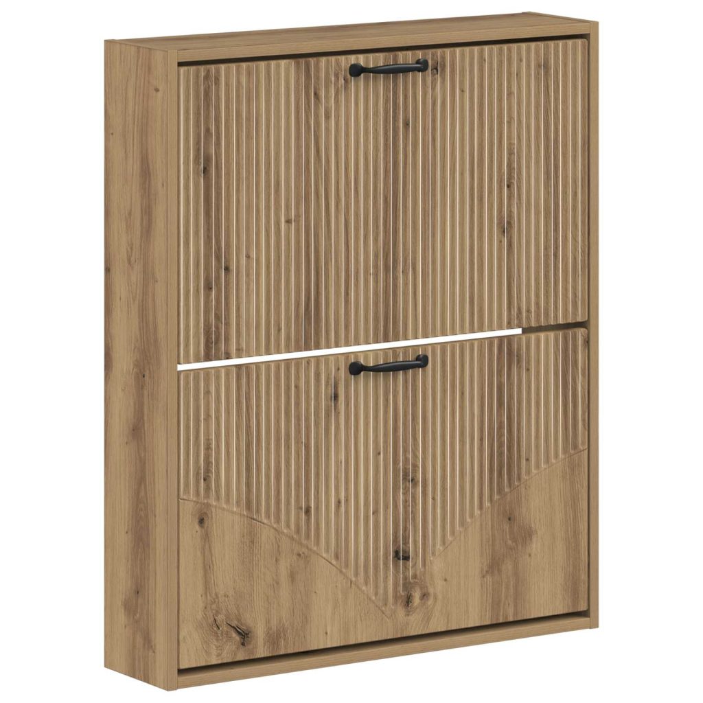 Seinälle asennettava kenkäkaappi HOORN 71 x 17 x 86 cm