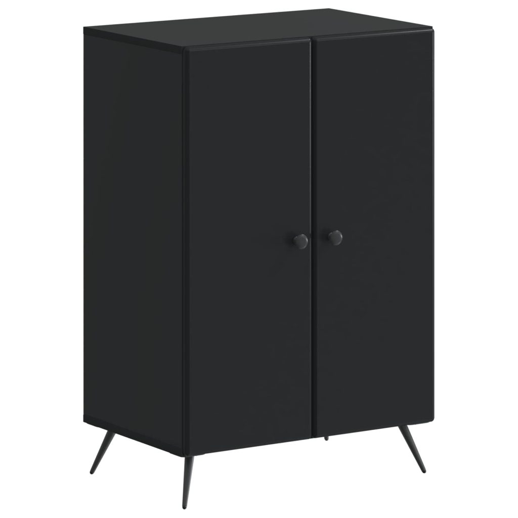 Kenkäkaappi BREDA 59,5 x 39,5 x 90 cm Tekninen puu Musta