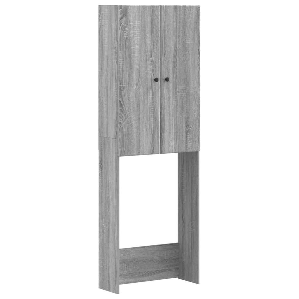 Vessakaappi BREDA Harmaa Sonoma 66 x 25,5 x 190 cm Tekninen puu