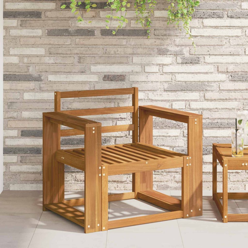 Käsinoja 2 kpl Luonnollinen 58,5 x 10 x 61 cm Tiheä akasiapuu