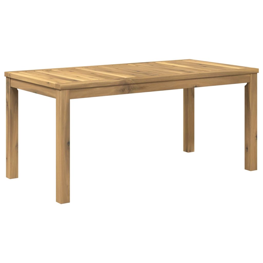 Sohvapöytä valkoinen 50 x 100,5 x 45 cm Tiheä akasiapuu