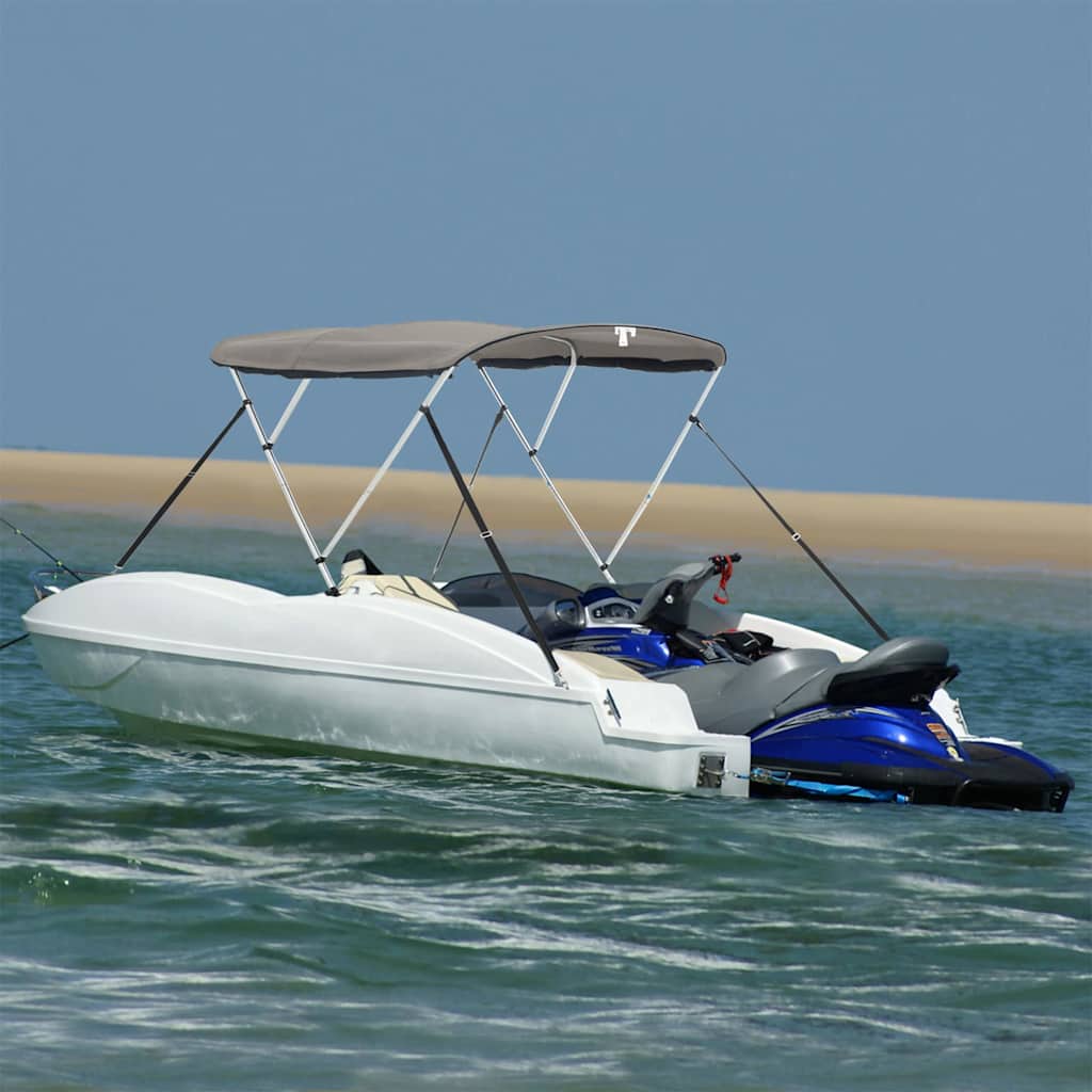 3-kaarinen Bimini-kate verkkosivuseinillä 183x(185-198)x137 cm