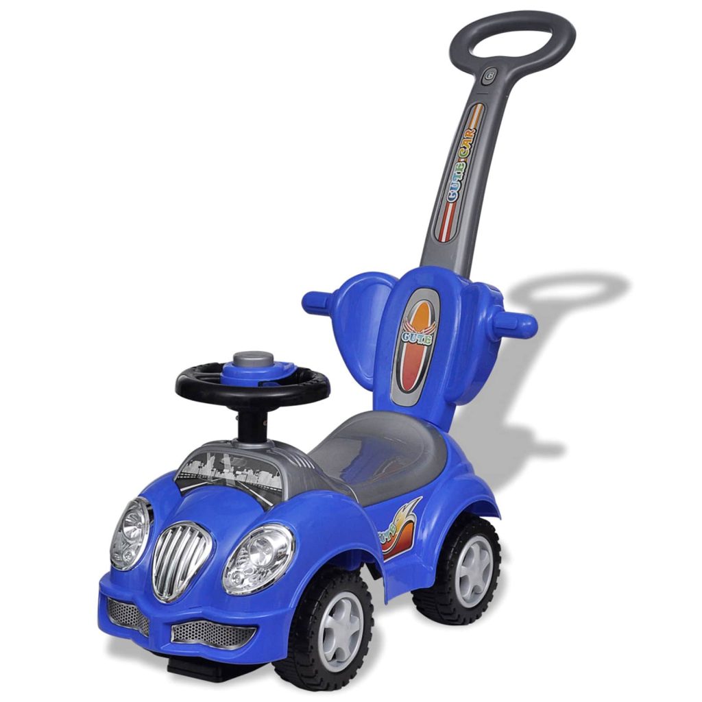 Vauvan työntöauto Sininen Muovi