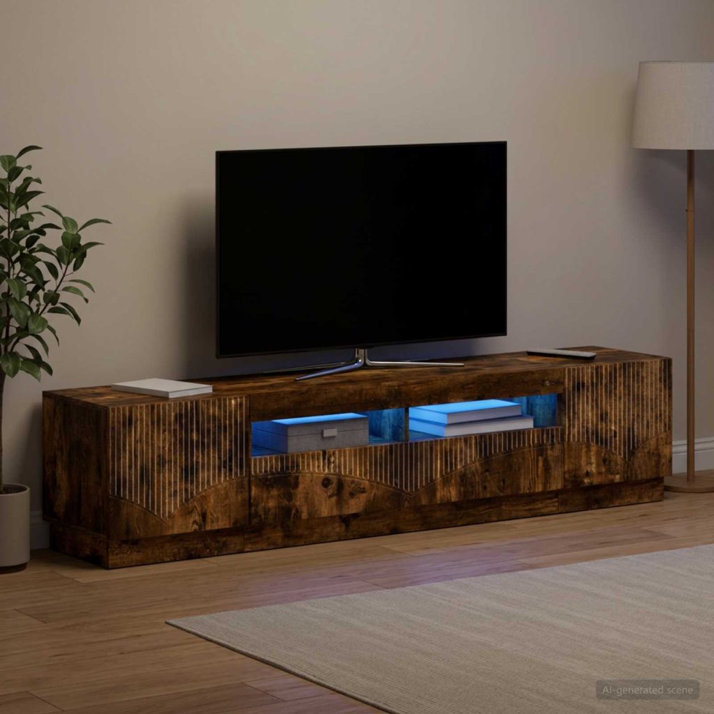 LED TV-kaappi HOORN 3 kpl Savutammi Tekninen puu